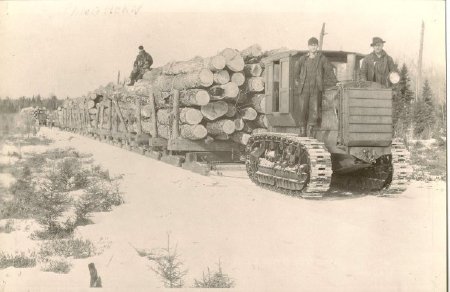 Holt Tractor Pulling Loggin Sleighs