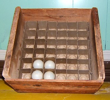 Wooden Egg Crate