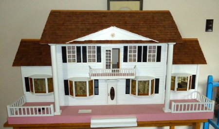 Two story dollhouse