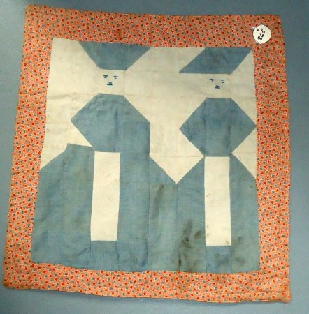 Hand Crafted Doll Block Quilt